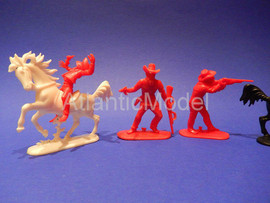 Солдатики 1/32 Hofler Ковбои Четвертый Красный 4