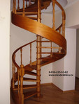 Винтовая деревянная лестница для дома, дачи, коттеджа.