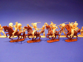 Солдатики 1/32 Hofler Индейцы Четвертый Бежевый 14 6