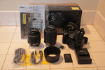 Продам новый фотоаппарат Nikon D3200 и 2 объектива 18-55 и 55-20