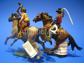 Солдатики 1/32 Britains Шаман и ковбой с лассо 7