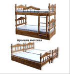 Кровати одно, двух, трехъярусные; шкафы, диваны, комоды из дерев