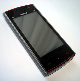 Nokia X6 новый синий и красный 3