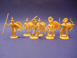Солдатики 1/32 Atlantic Achille Греки пешие Первый 10