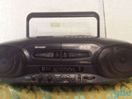 Двухкассетная магнитола Sharp WQ CD 220L stereo radio cassette