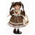 Коллекционная фарфоровая кукла Изольда Ручная работа Высота 42 см. Гер