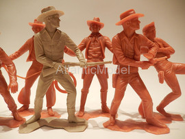 солдатики 150 мм Marx Ковбои два цвета потери 6 фигур 5