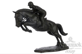 Фигурка Лошадь с жокеем