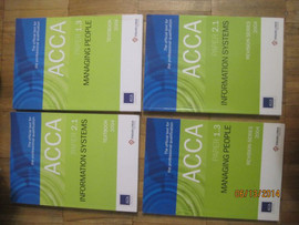 Четыре тома формата A4 ACCA муждународная бухгалтерия