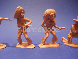 Солдатики 1/32 Reisler Пешие мексиканцы 4 фигуры 4