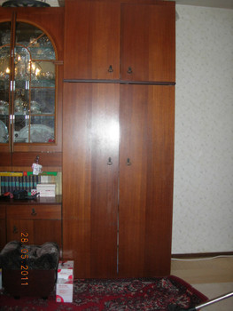 шкаф двухстворчатый с антресолями