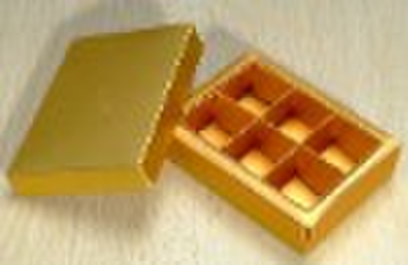 golden design chocolate box