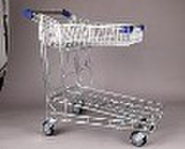 double layer shopping cart