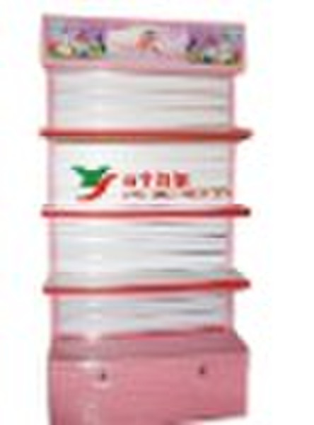 slat board display shelf