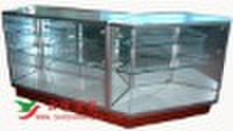 Glass display cabinet