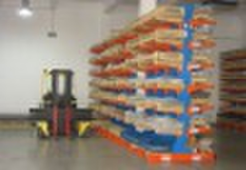 Metal cantilever rack