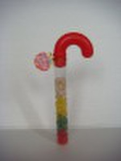 Jelly Bean in Candy Cane Shaped Container