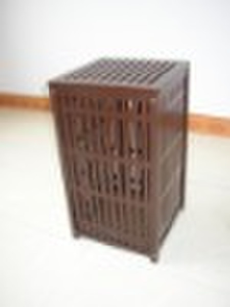 wooden laundry box