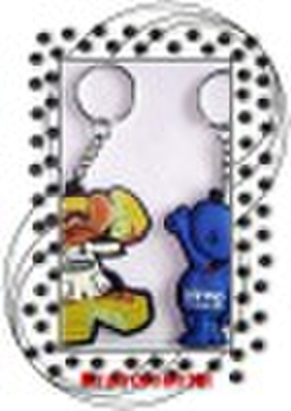 Lovely silicone rubber hang adorn