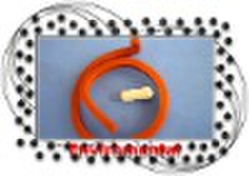 Encasing wire silicone rubber bar