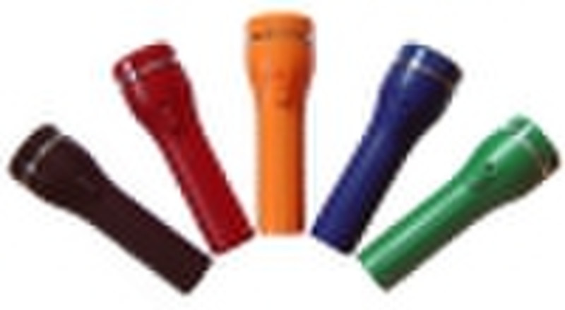 LED plastic flashlight
