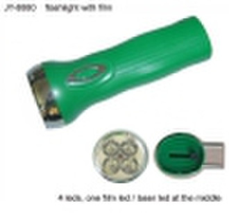 Project / laser rechargeable flashlight