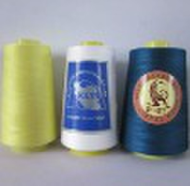 Polyester sewing thread