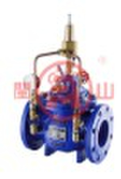 With the pressure / pressure relief valve