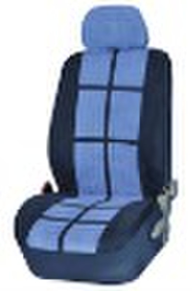 Auto Seat Cover in sky blue colur suede fabric wit