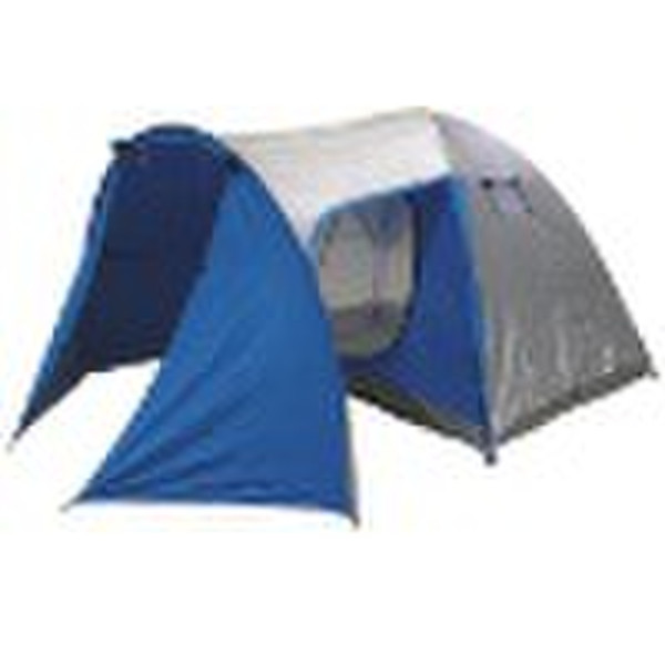 Double layer family tent