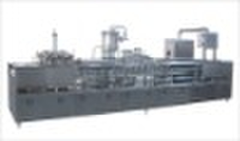 plastic standup pouches filling and sealing machin