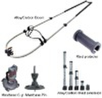 Boom, Boom protector, Mast extension,Master base