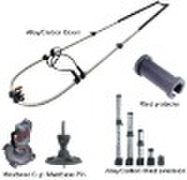 Boom, Boom protector, Mast extension,Master base