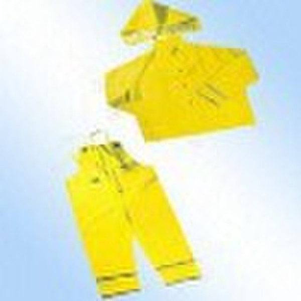 PVC raincoat leather
