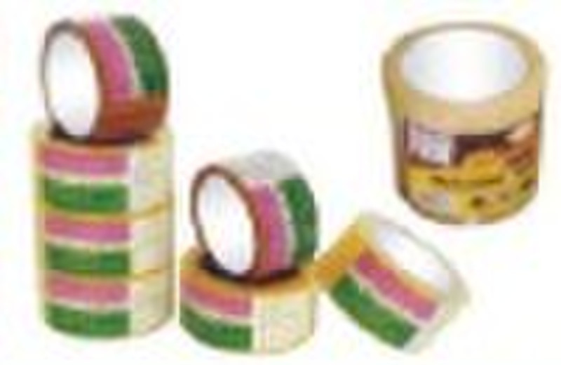 Transparent Bopp tape/ printed box sealing tape/co