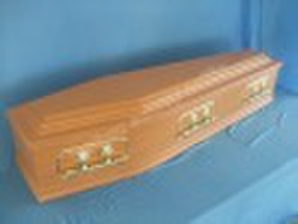 wooden coffin