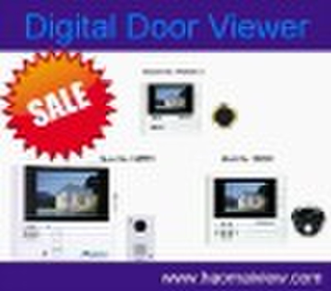 Color video door viewer