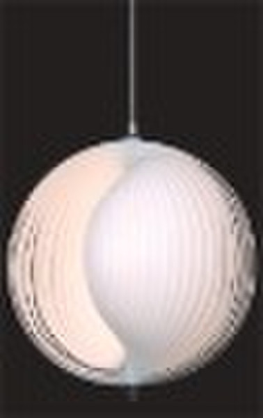 white sea snail pendant lamp