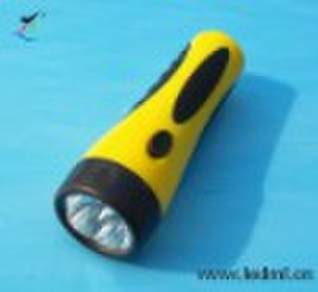 4 led plastic torch,rechargeable promotional led t