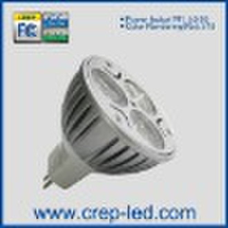 3*1W MR16 LED bulbs with 270lm