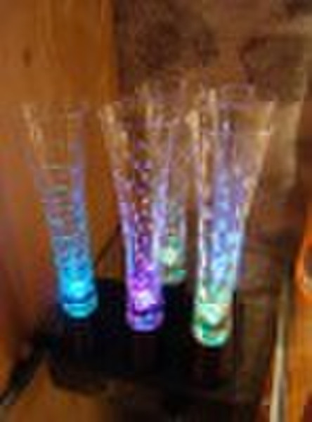 LED inductive charger champagne glass