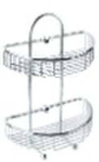 Dual tiel shelves  for bathroom