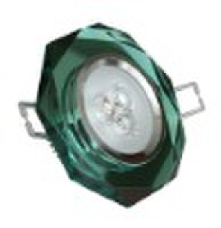 3x1W LED Crystal Ceiling light