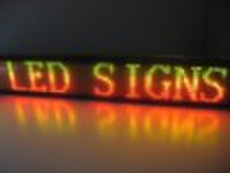 P7.62 Double Lines LED moving message sign