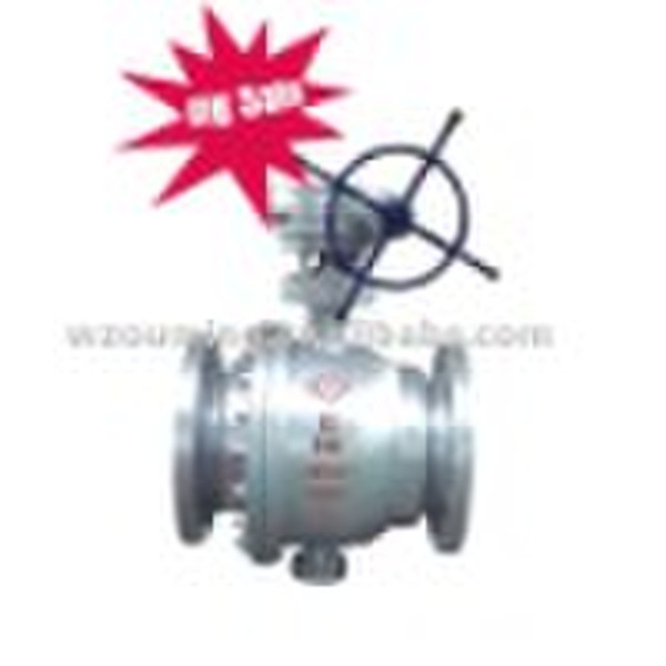 High tempreture flanged trunnion Ball Valve