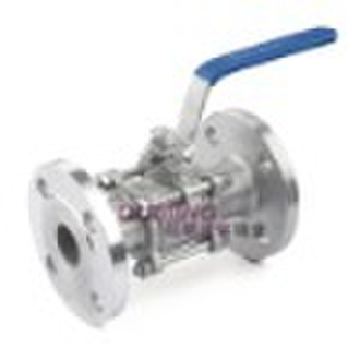 3PC Flange Stainless steel ball valve