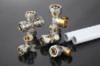 Brass PEX-AL-PEX fitting (LF-9048)