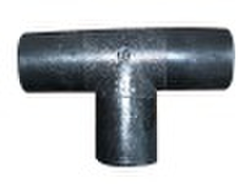 PE equal tee HDPE pipe fitting