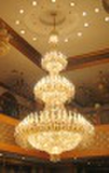 Kristall-Lampe, große Lampe, Hotel Lampe