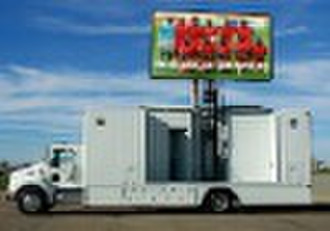 Outdoor mobile led advertising billboard